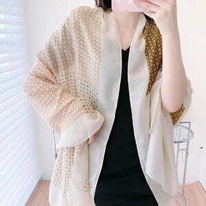 Lightweight Scarf  Pattern Formal Evening Wrap